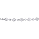 7.16ct 18k White Gold Diamond Lady's Bracelet